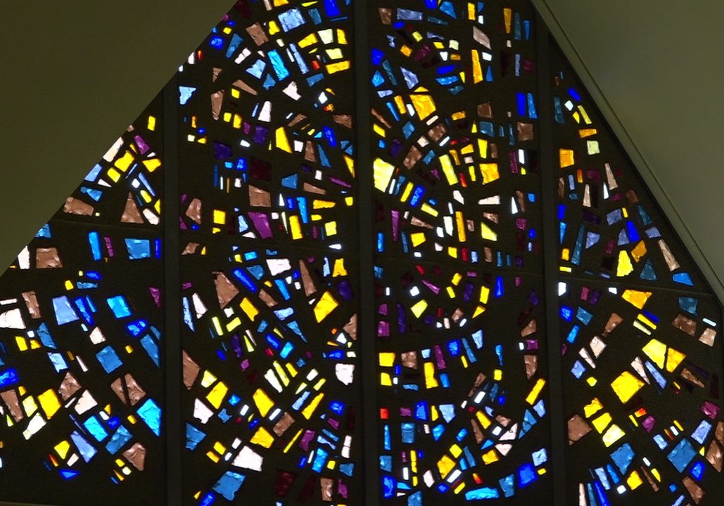 CathedralSJ #3 (colored Glass Gable Window)